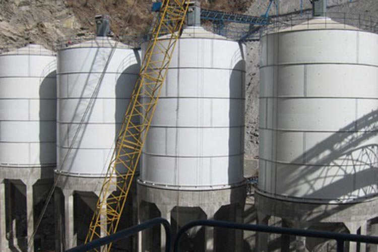 重慶120噸立式水泥罐